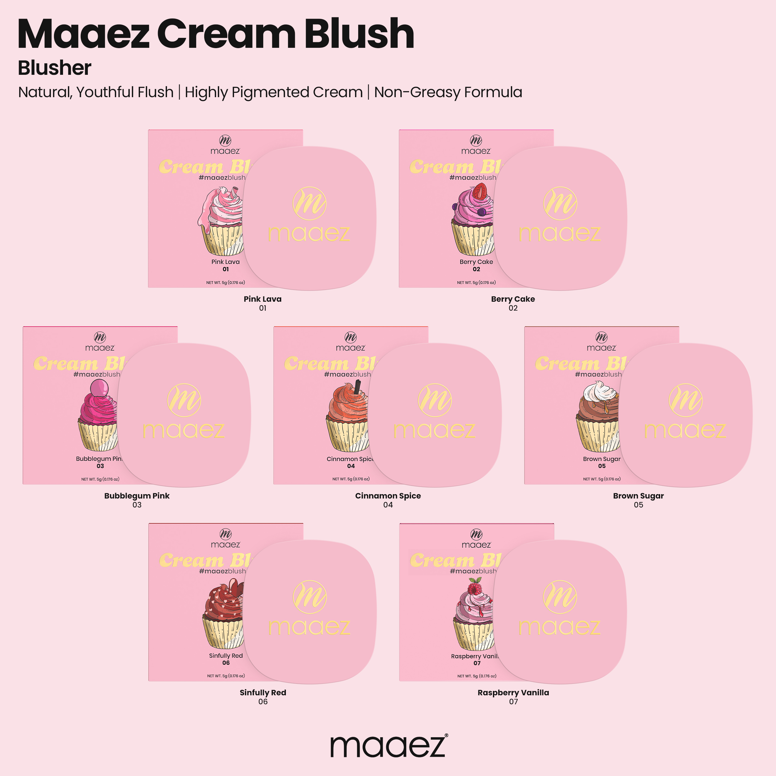 Maaez Cream Blush