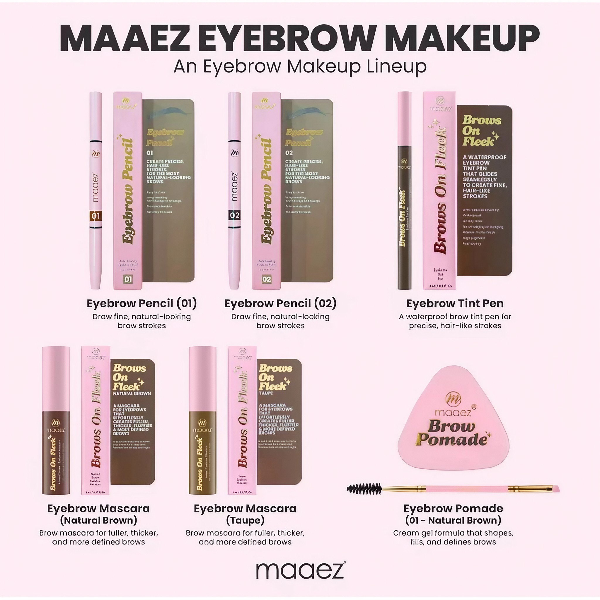 Maaez - Mekap Kening (Kening Kekal Sempurna Sepanjang Hari) | Eyebrow Makeup (Brows On Fleek)