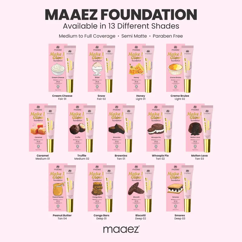 Maaez - Bedak Asas Krim (Make It Glow) | Maaez Foundation (Make It Glow)
