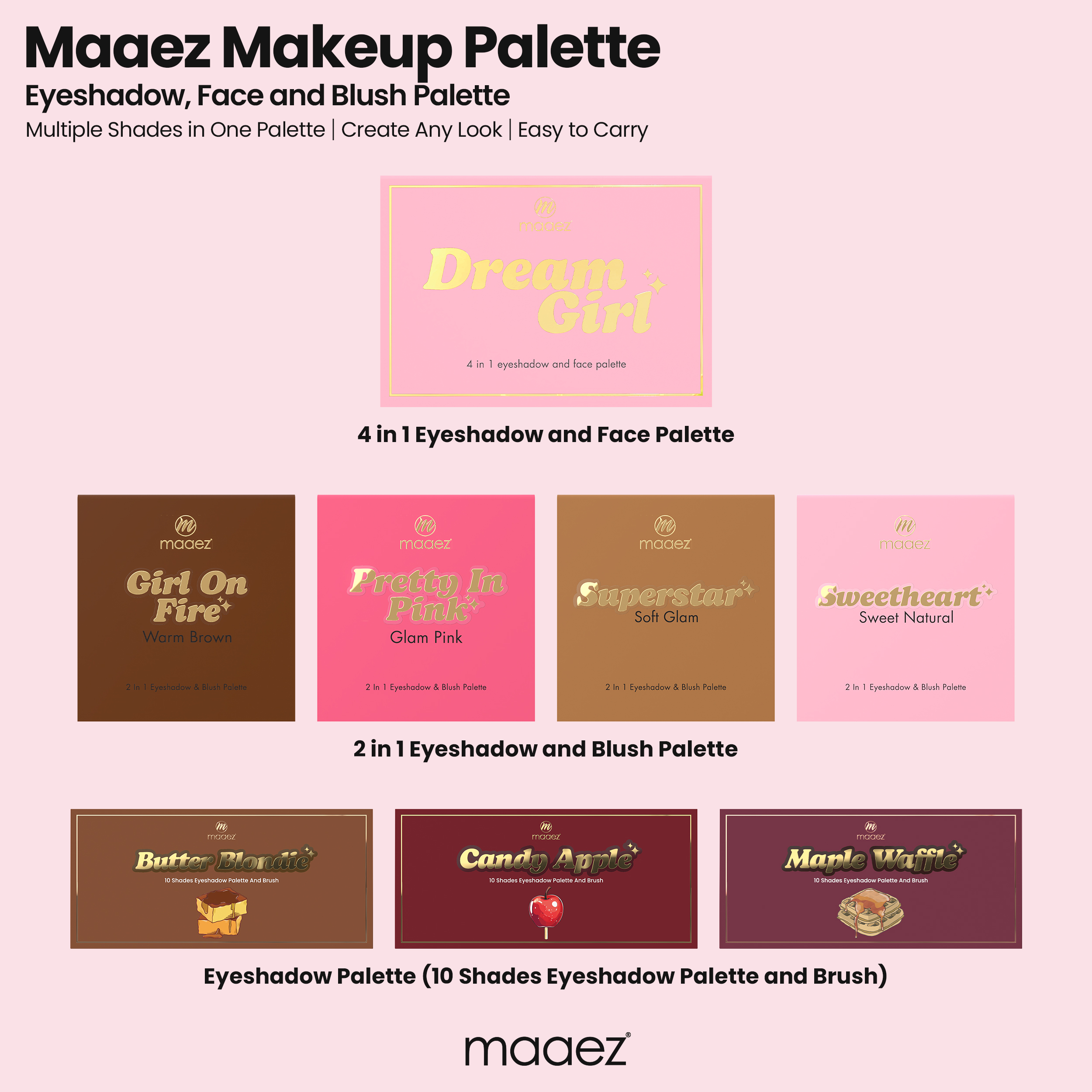 Eyeshadow And Face Palette