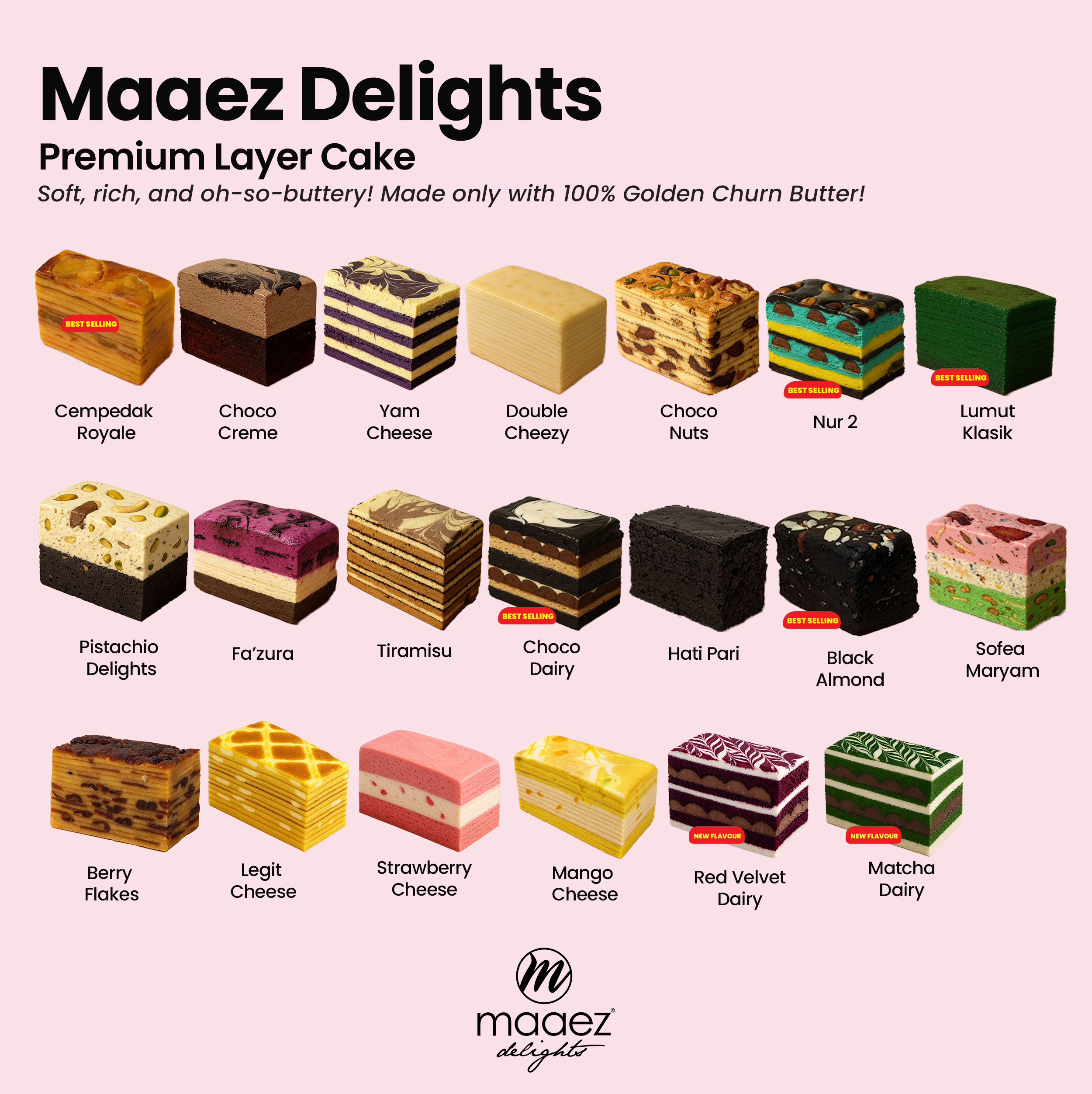 MAAEZ DELIGHTS PREMIUM KEK LAPIS