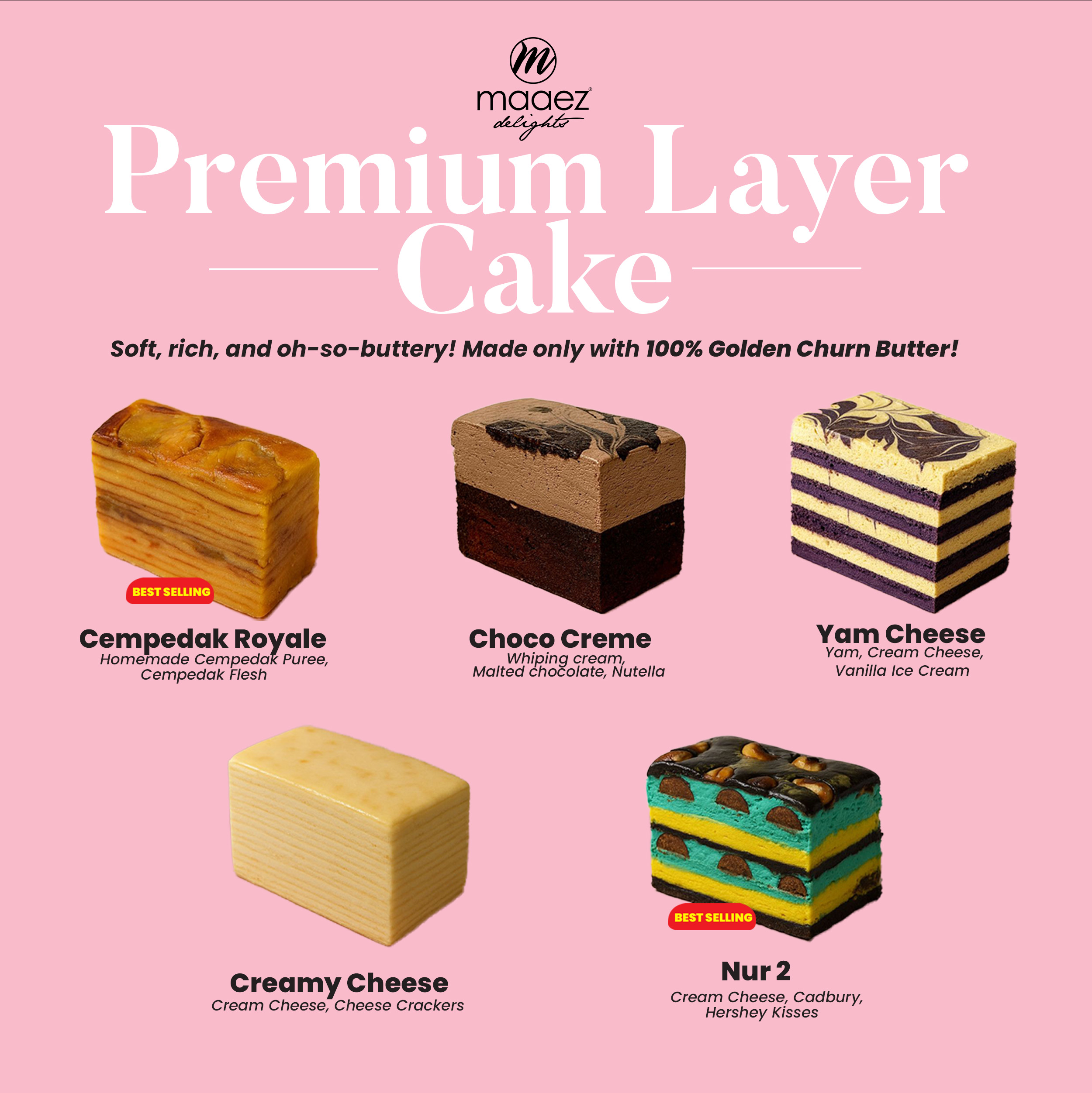 MAAEZ DELIGHTS PREMIUM KEK LAPIS