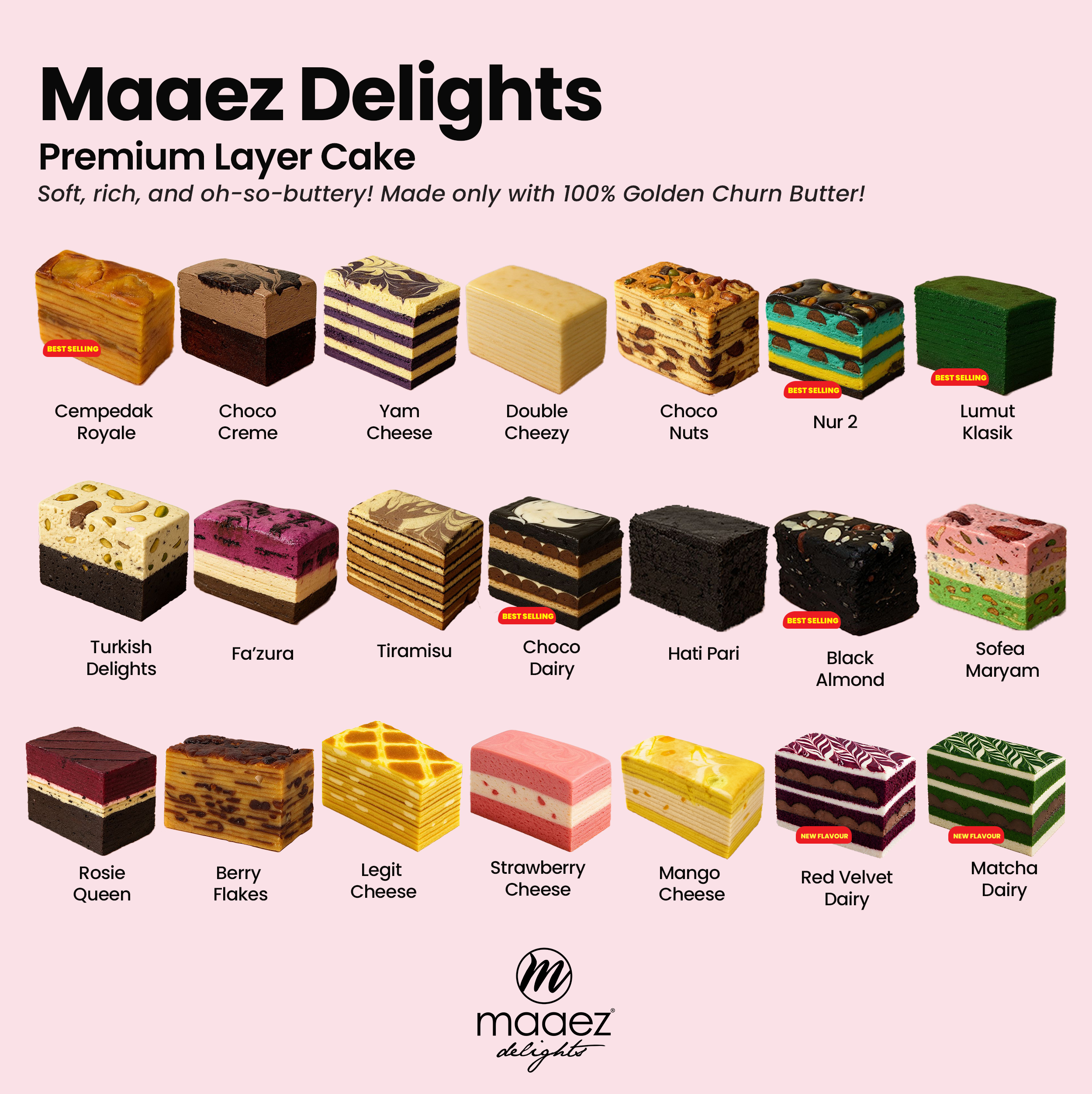 MAAEZ DELIGHTS PREMIUM KEK LAPIS