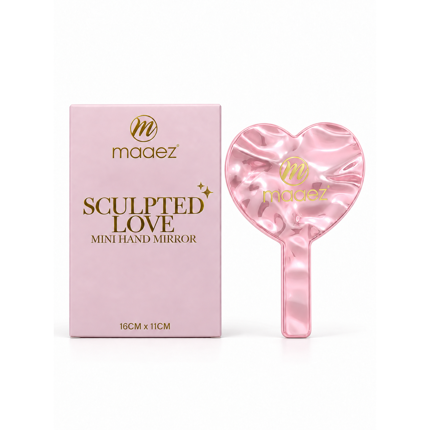 Sculpted Love Hand Mirror