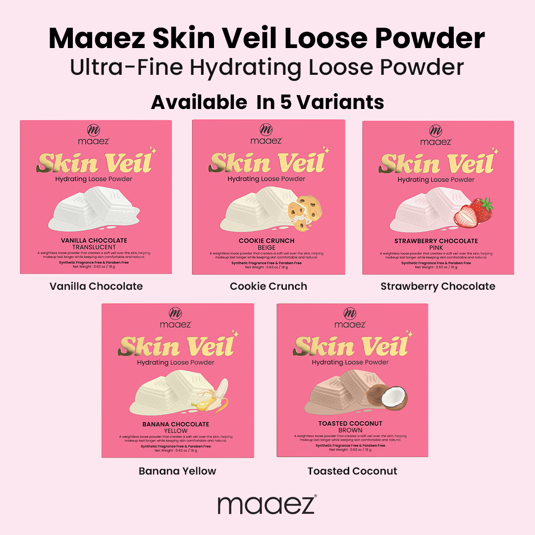 Maaez Skin Veil Loose Powder - Ultra-Fine Hydrating Loose Powder