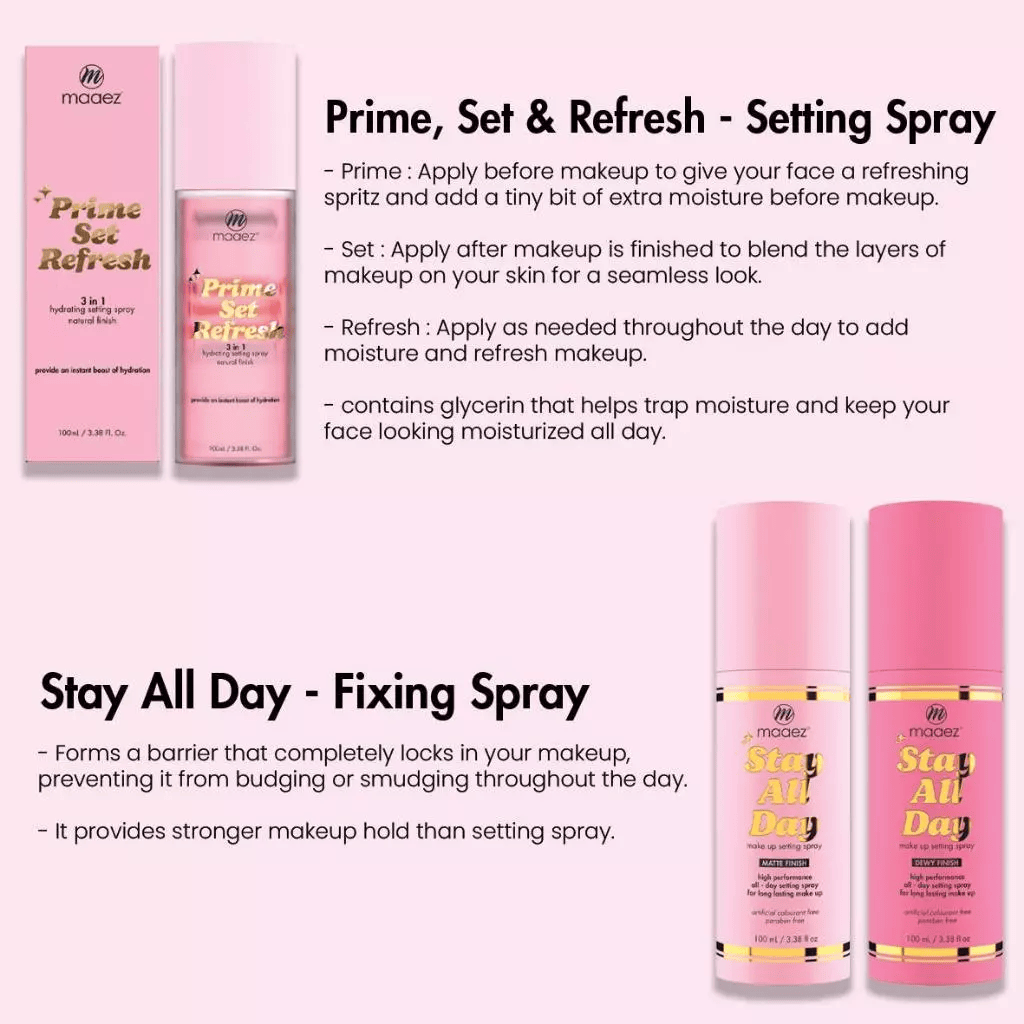 Makeup Spray (Setting Spray & Fixing Spray)