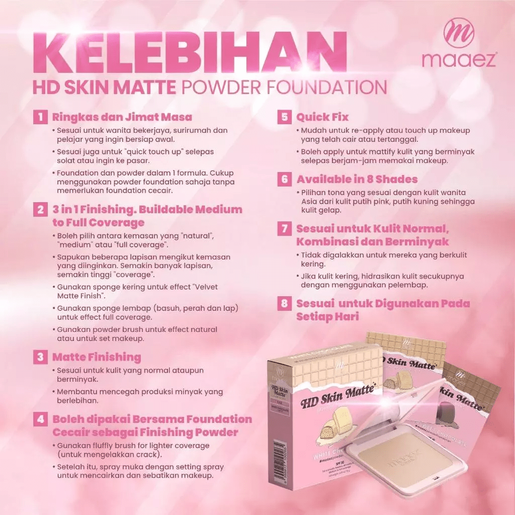 Powder Foundation (HD Skin Matte)