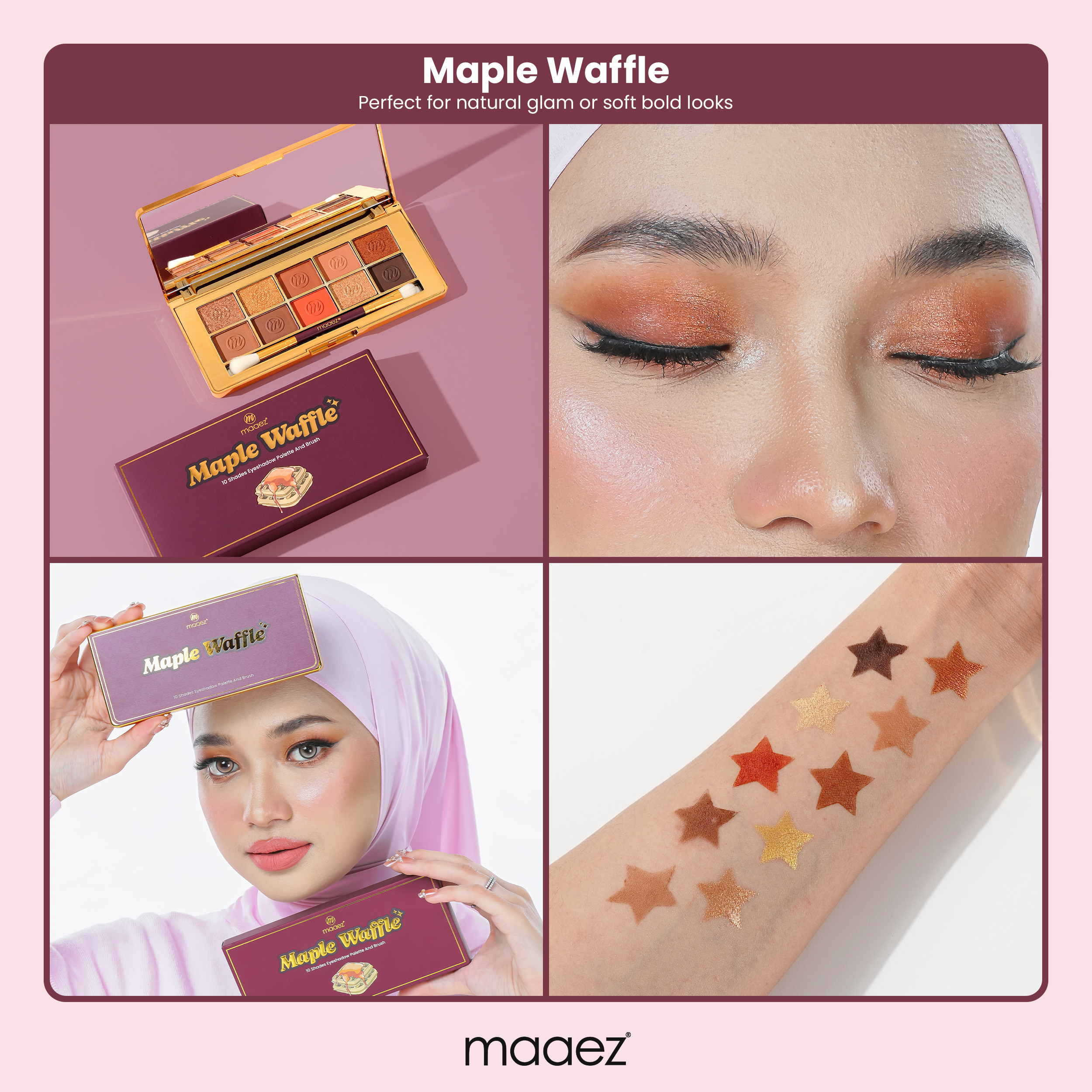 10 Shades Eyeshadow Palette and Brush