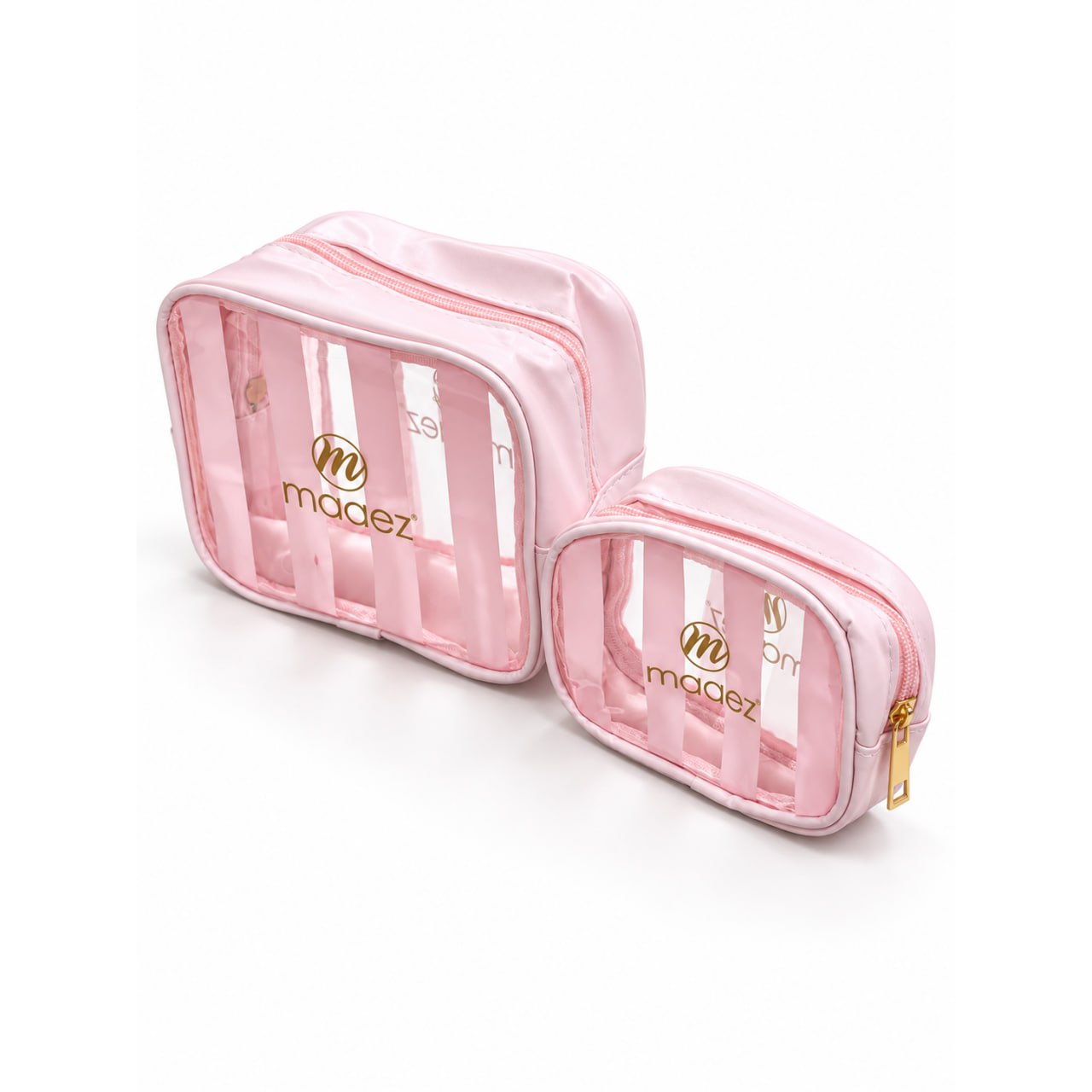 Maaez Striped Makeup Pouch