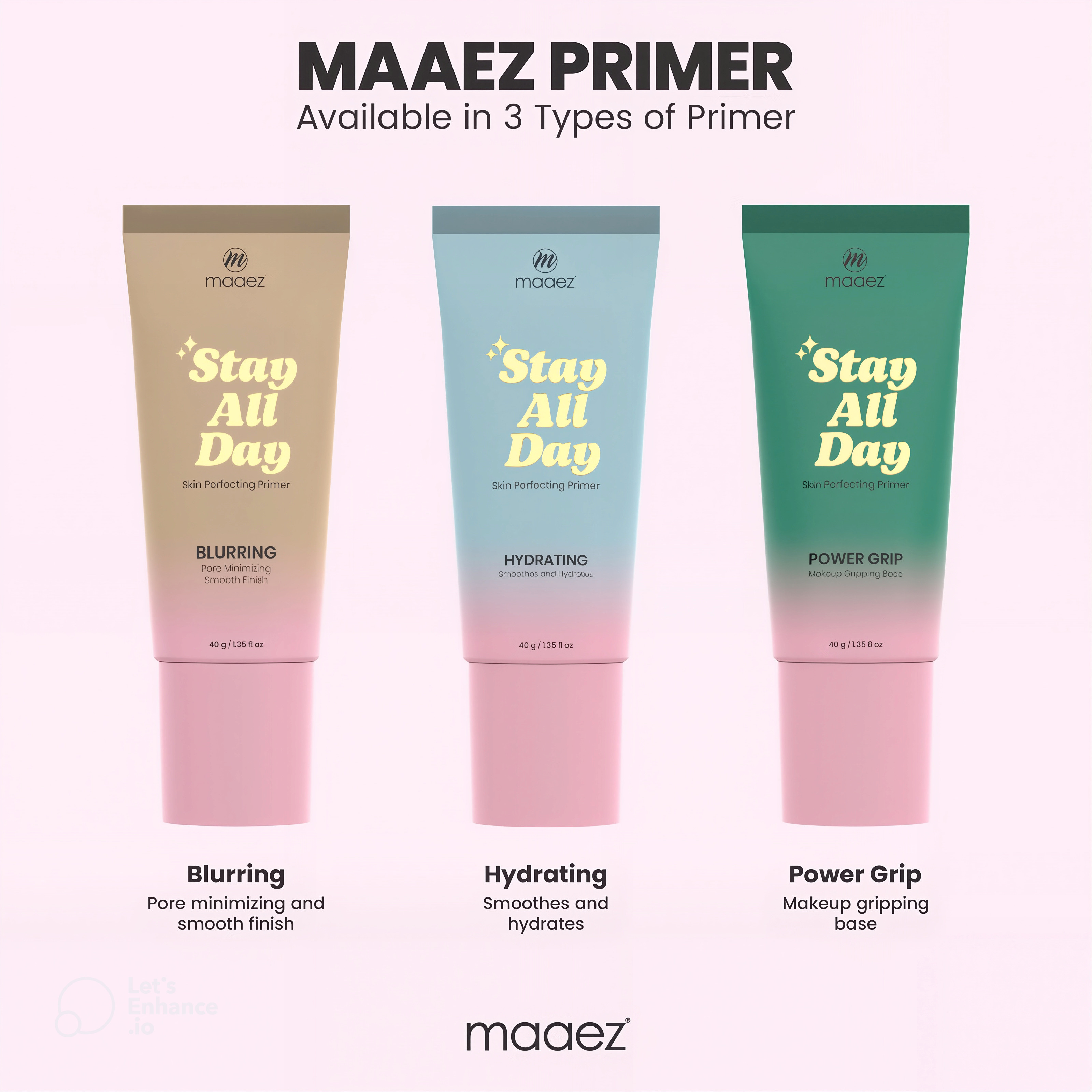 Maaez Primer - Mekap Lebih Sempurna (Tahan Sepanjang Hari) | Skin Perfecting Primer (Stay All Day)
